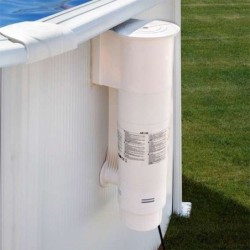 Piscina GRE Bora Bora ovalada de acero chapa blanca 610 x 375 x 120 cm. KITPROV613