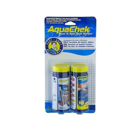 Tiras analíticas Combi sal y cloro Aquachek. M228