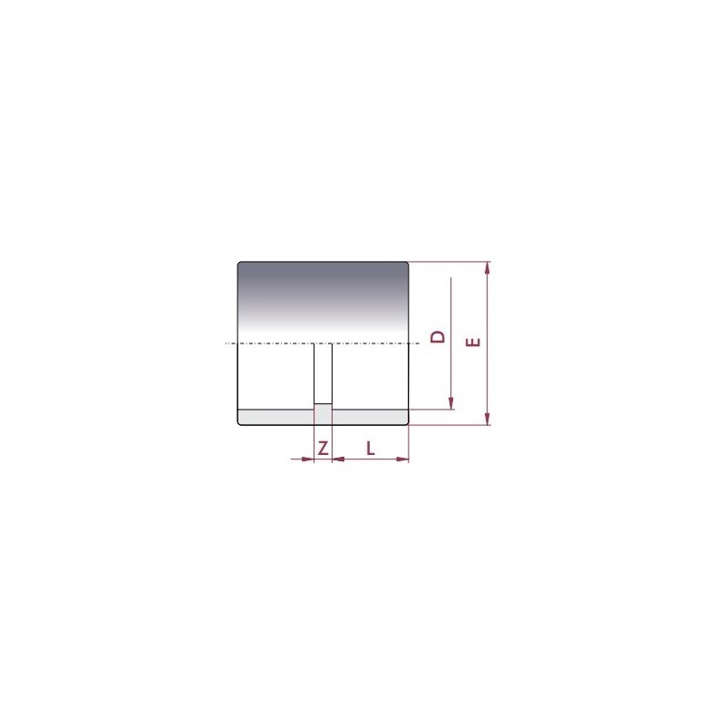 Manguito PVC D.50 Cepex