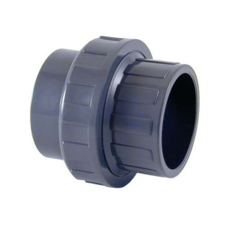 Enlace tres piezas PVC D.63 Cepex