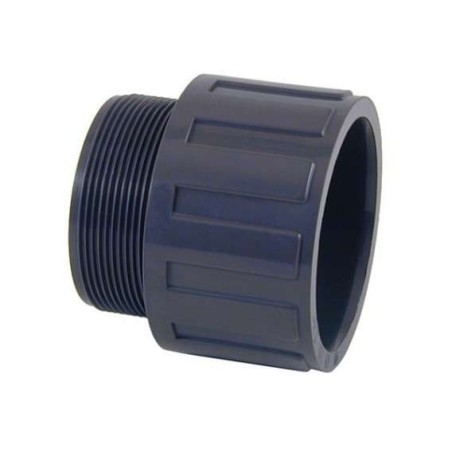 Terminal rosca macho PVC D.63 a 2" Cepex