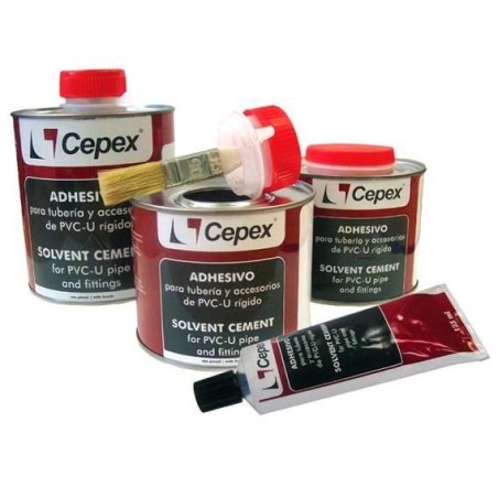 Adhesivo PVC 1000cc con pincel Cepex. 09044