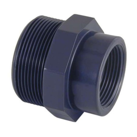 Reducción Roscada PVC macho x hembra D. 3/8" x 1 2". 02270