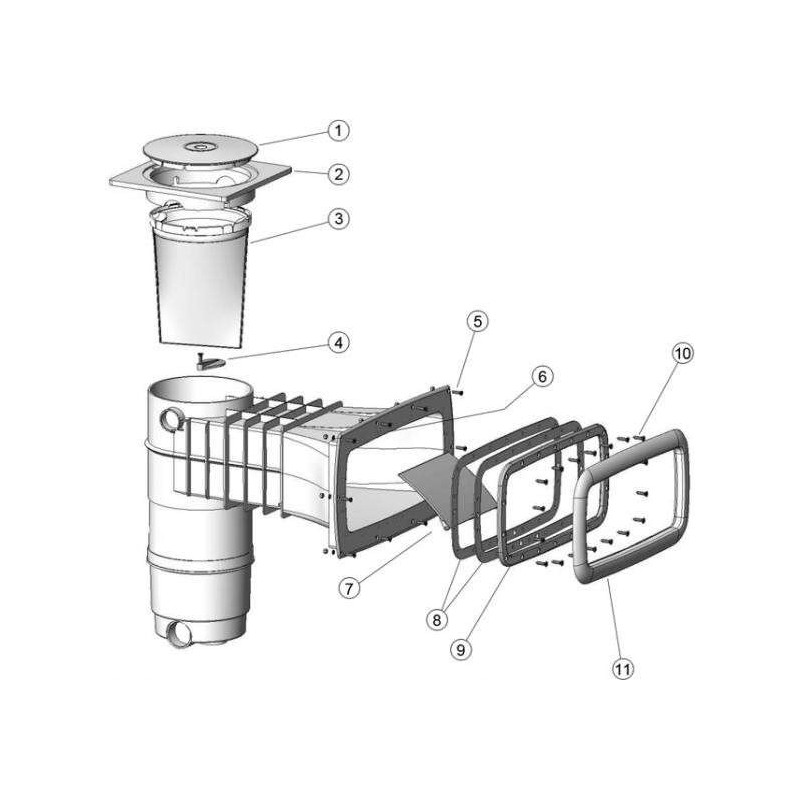 Embellecedor skimmer S&S Pools Weltico. 62742