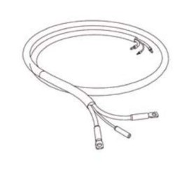 Cable 1,5m con terminal Faston para electrodo BSV. RP20/25