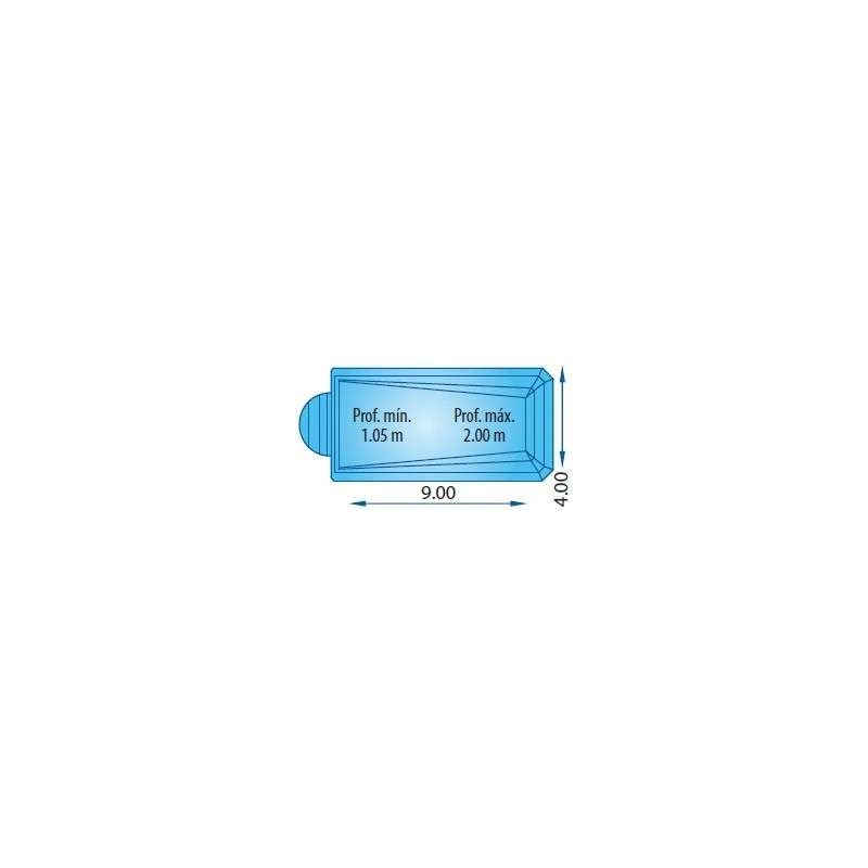 Cobertor solar Piscina S 840 R - Europa Piscinas. COBSOL840