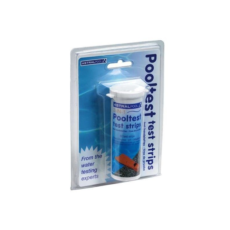Analizador tiritas de prueba 3 en 1 Astralpool. 41925
