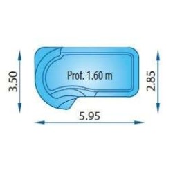 Malla poliéster Piscina Atenas - Europa Piscinas. COBPOLATE