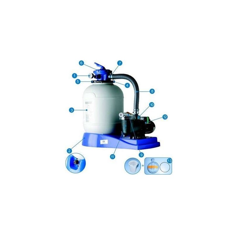 Zuncho depuradora AR1350 Gre. 241821003G