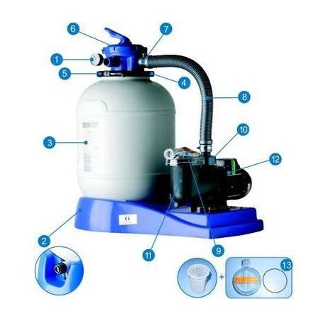 Zuncho depuradora AR1350 Gre. 241821003G