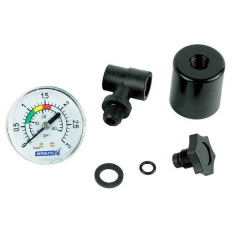 Manómetro 1/8" completo Astralpool. 4404190101