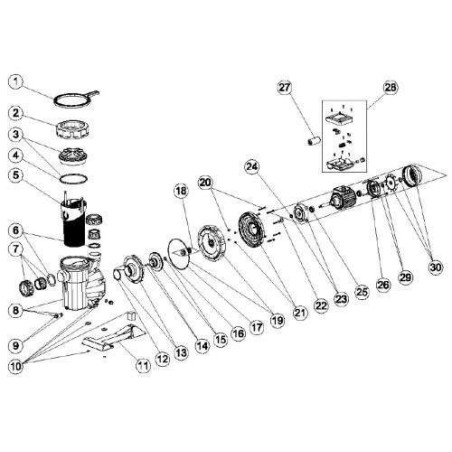 Condensador 16UF 1CV Astralpool. 4405020122