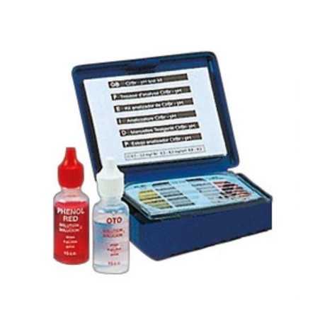 Estuche analizador CTX Cloro Total / Bromo y pH blanco. 25948