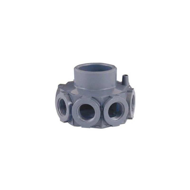 Cabezal colector 8 brazos 1" Astralpool. 06433