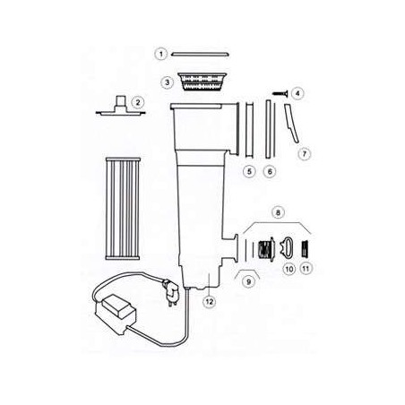 Tapón skimmer retorno Gre. 00300G0002