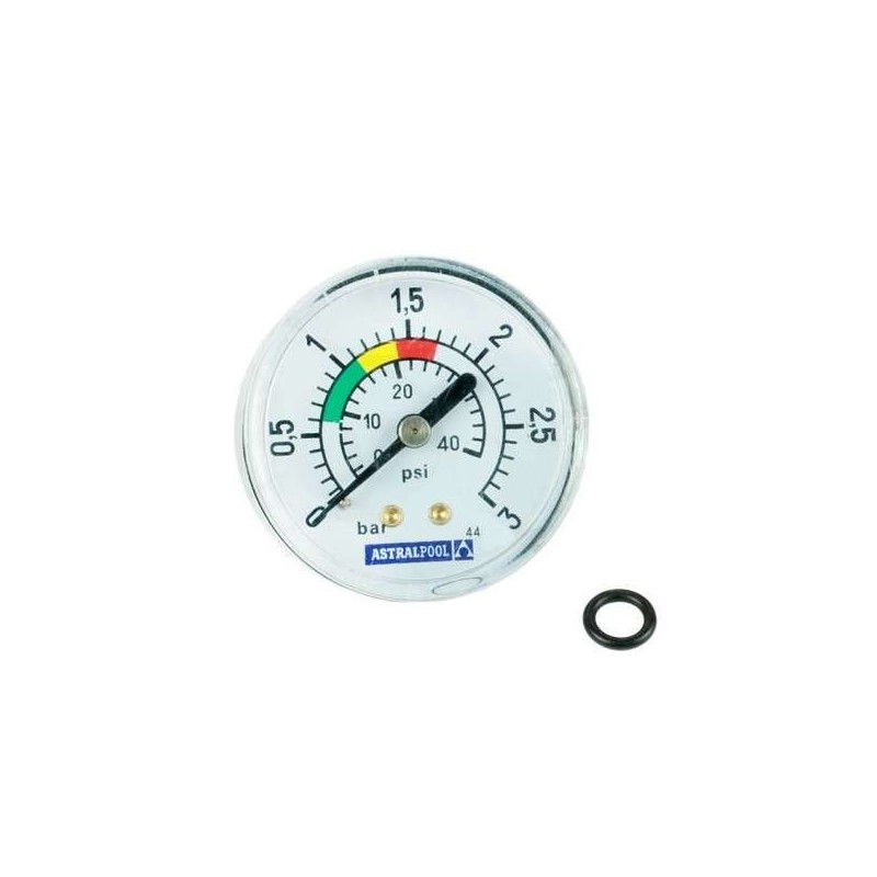 Manómetro 1/8" 3kg Astralpool. 4404010103