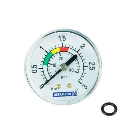 Manómetro 1/8" 3kg Astralpool. 4404010103