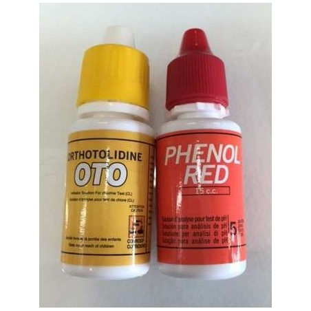Reactivos líquidos de Phenol y Oto Astralpool. 508513R
