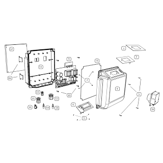 Cuadro eléctrico para focos 300W BSV. PC750