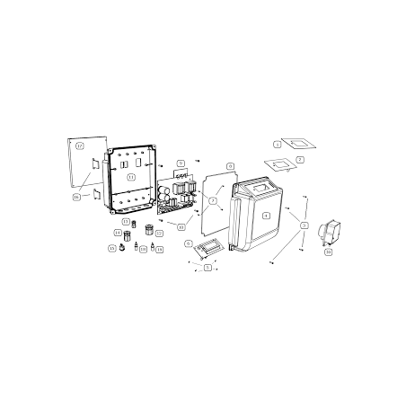 Cuadro eléctrico para focos 300W BSV. PC750
