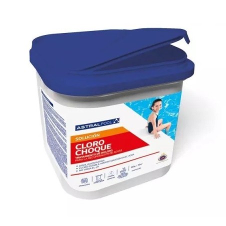 CLORO DE CHOQUE GRANULADO 5 kg. ASTRALPOOL 11394 4 UD