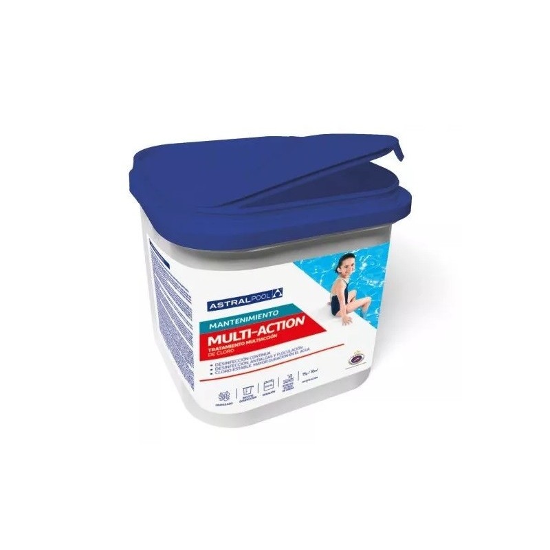 MULTIACCION GRANULADO 5 kg. ASTRALPOOL. 15984 4 UD