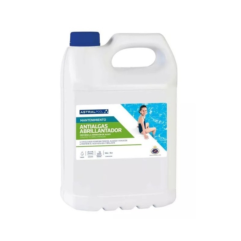 ANTIALGAS ABRILLANTADOR 5 L. ASTRALPOOL 11414 4 UD