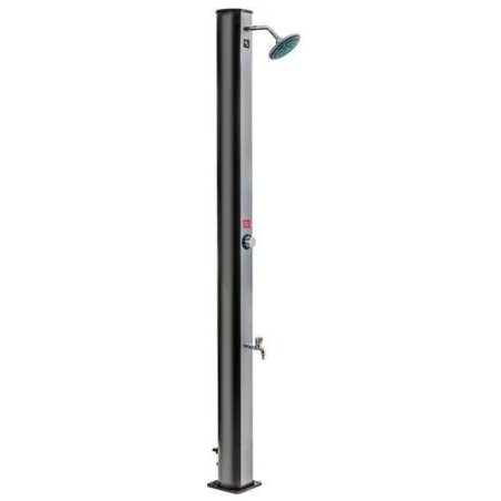 Ducha solar 35 litros PVC frontal silver Gre. DSPS35
