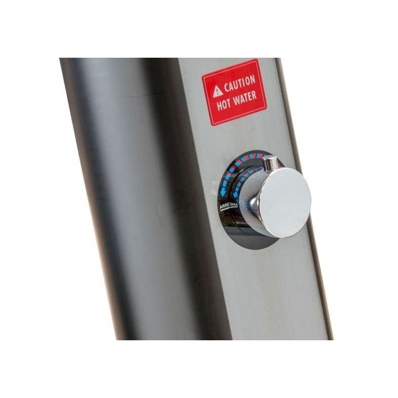 Ducha solar 35 litros PVC frontal silver Gre. DSPS35