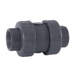 Válvula antirretorno de bola PVC-U EPDM encolar D.50 Cepex. 09015