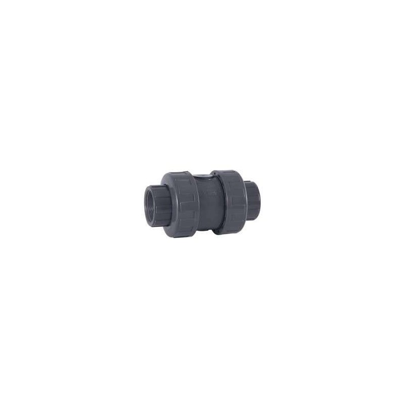 Válvula antirretorno de bola PVC-U EPDM encolar D.50 Cepex. 09015
