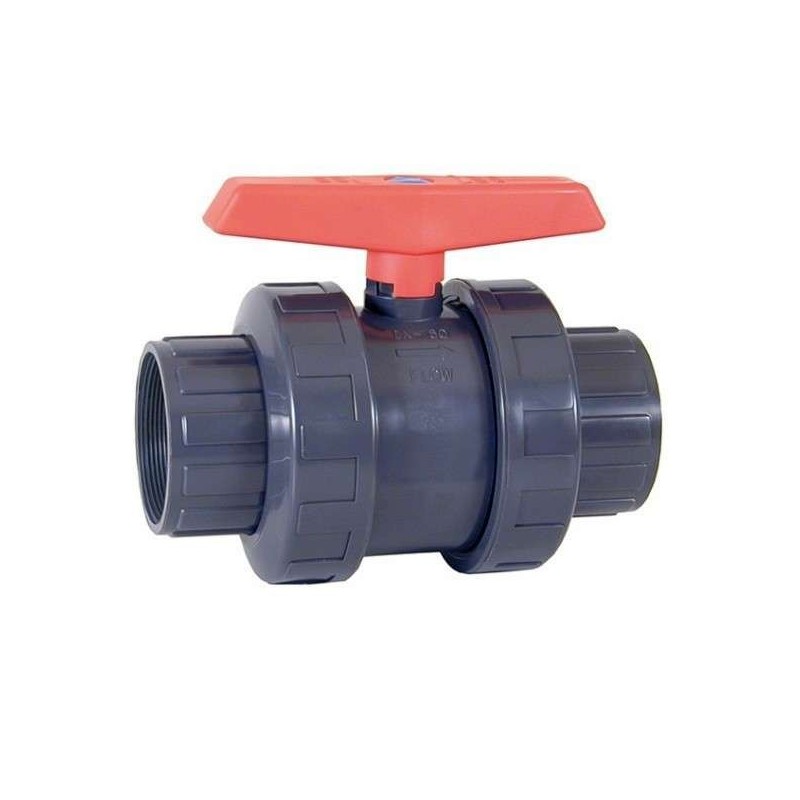 Válvula PVC de bola PN-10 1 1/2" Cepex. 02504