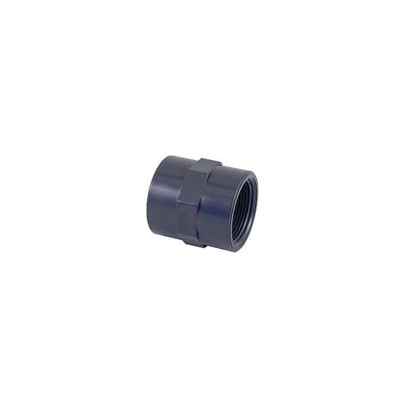 MANGUITO UNION DOBLE ROSCA PVC roscar D. 3 4" CEPEX. 01900