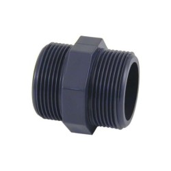 MACHÓN DOBLE ROSCA PVC roscar macho D. 3 4" Cepex. 02113