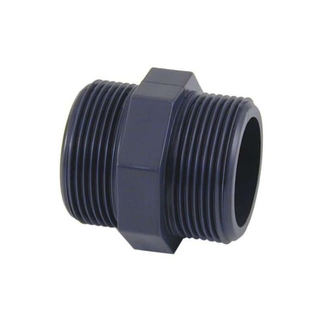 MACHÓN DOBLE ROSCA PVC roscar macho D. 3 4" Cepex. 02113