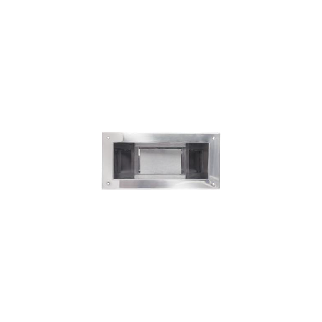 Embellecedor + compuerta inox skimmer 00251 AQA. AQA-BF-SKR