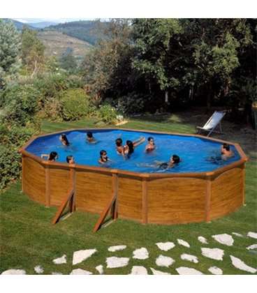 Piscina elevada madera 500x300x120 Gre. KITPROV503W