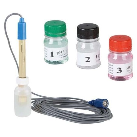 ELECTRODO PH CON SOLUCIONES DE CALIBRACIÓN. 36004