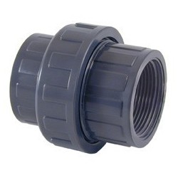 Enlace 3 piezas PVC-U rosca hembra BSP 21 2" CEPEX. 07713