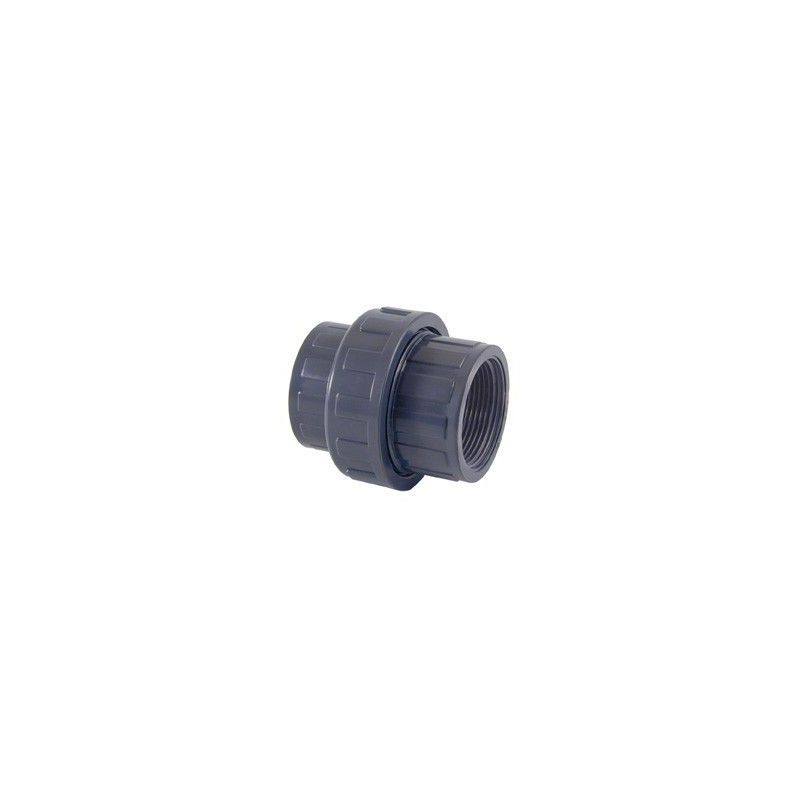 Enlace 3 piezas PVC-U rosca hembra BSP 21 2" CEPEX. 07713