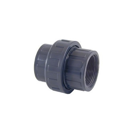 Enlace 3 piezas PVC-U rosca hembra BSP 21 2" CEPEX. 07713