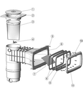 Embellecedor skimmer S&S Pools Weltico. 62742