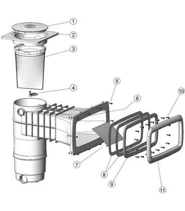 Embellecedor skimmer S&S Pools Weltico. 62742