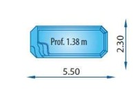 Piscina poliéster - Modelo Babypool 2. Europa Piscinas