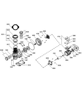 Turbina 1 HP bomba Panther Hasa. 200