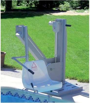 Ascensor acuático con batería 120kg para piscina. ASCAC008