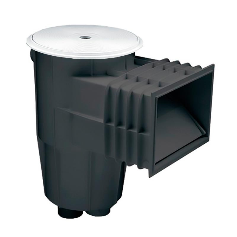 Skimmer 15L boca standard color GRIS ANTRACITA Astralpool. 00249CL144