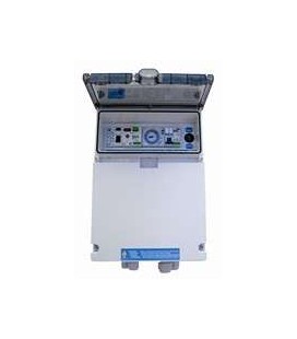 Armario de maniobra con bomba monofásica de 1,5 CV con transformador 600W. PC408-ECO