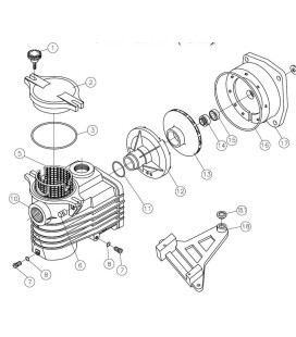 Conjunto retén bomba Ondina Kripsol. RBH0005.01R