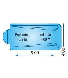 Cobertor solar Piscina S 840 R - Europa Piscinas. COBSOL840 2
